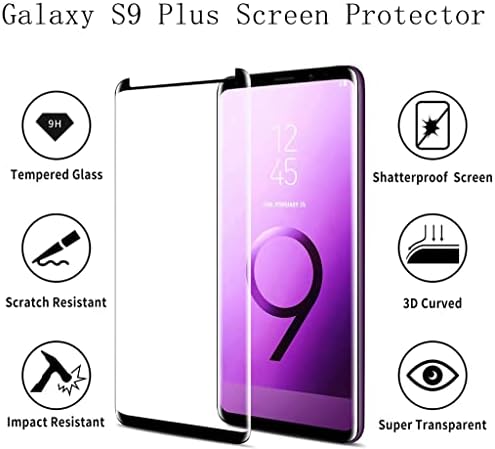 blog book | OttarScreen Galaxy S9 Plus מגן מסך, 3 מארז מגן מסך מזכוכית מחוסמת Galaxy S9, התקנה קלה, 3D Glass 9H קשיות מגן מסך מזכוכית מחוסמת עבור Samsung Galaxy S9 Plus מגן מסך【3 חבילות】